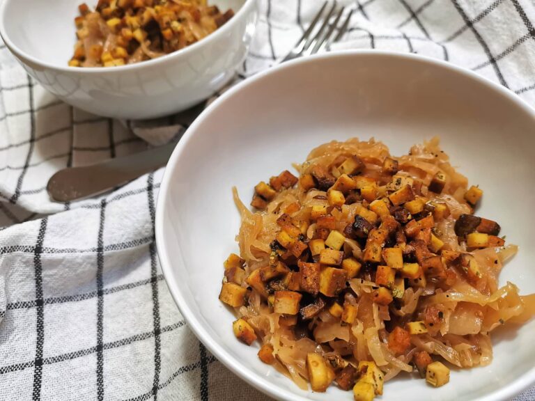 Lauwarmer Krautsalat