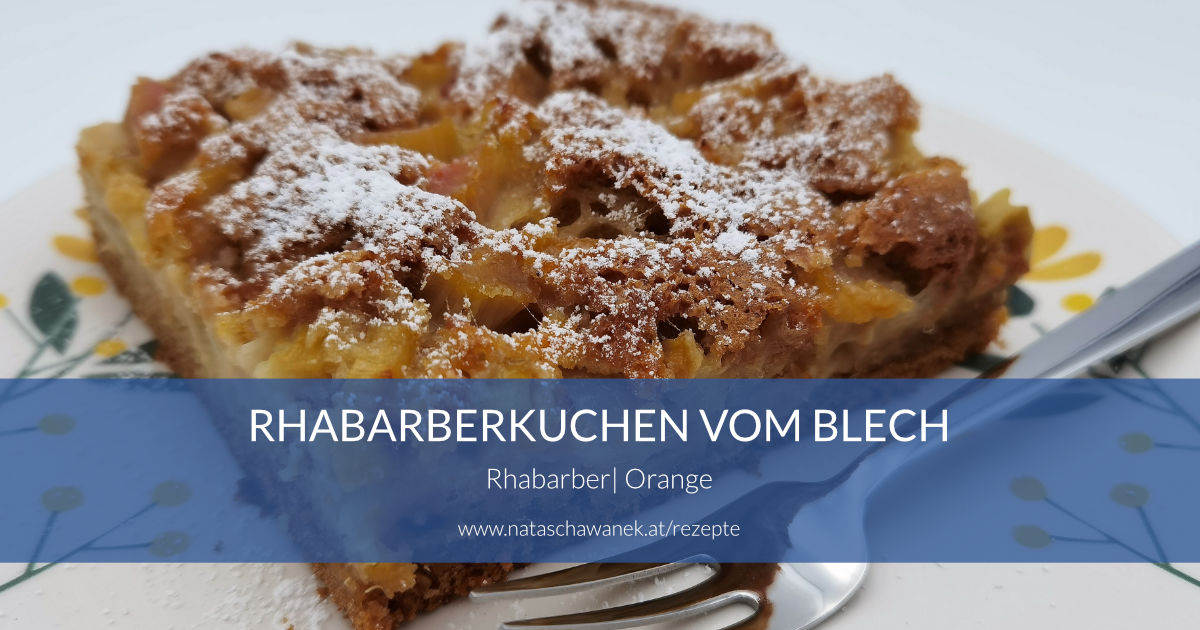 Rhabarberkuchen vom Blech - Leben in Balance